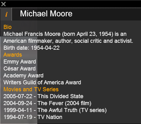 expanded actor widget - tile structure