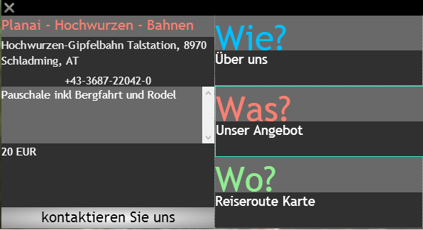 expanded booking widget