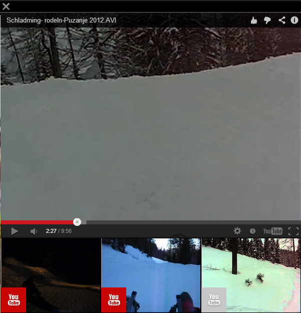 expanded video widget - three videos